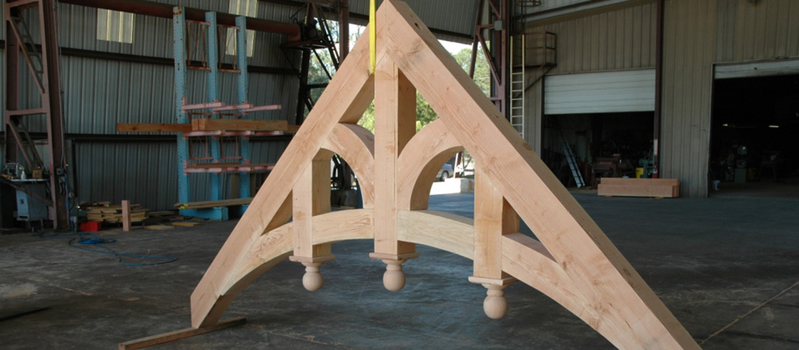 Golf Course Residence Structural Wood Components